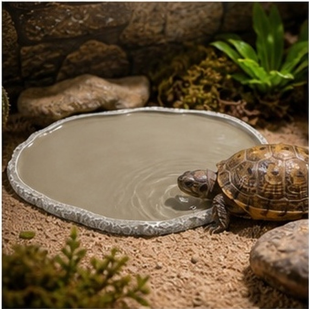 Resin Pets Feeding Plate Repti - Water Dish Reptile recension och pris