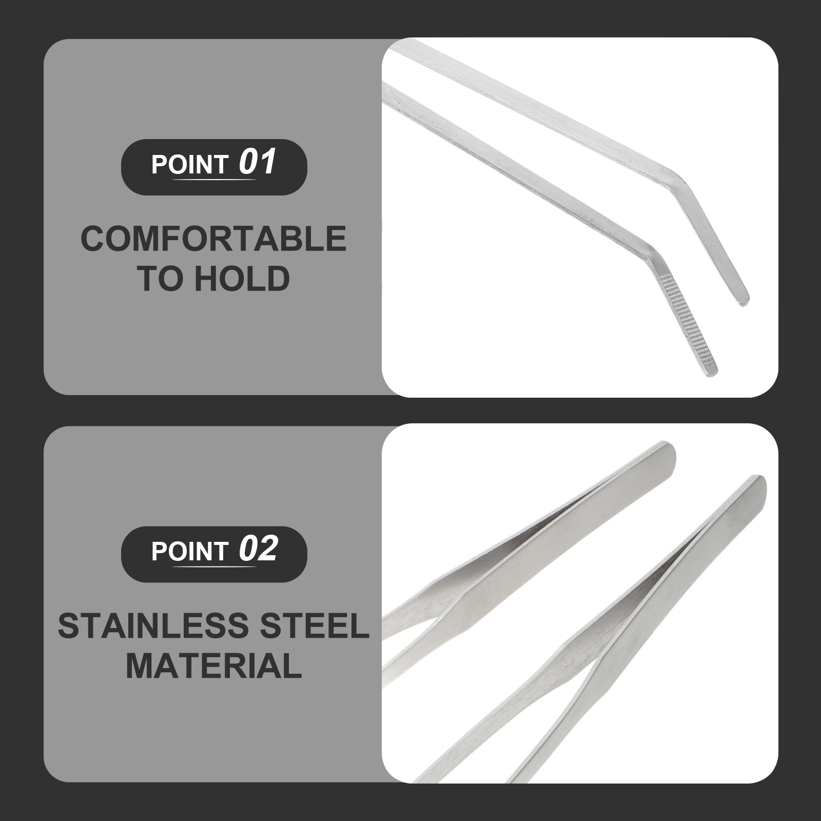 6Pcs Reptile Feeding Tong Stai - Feeding Tong Stainless recension och pris