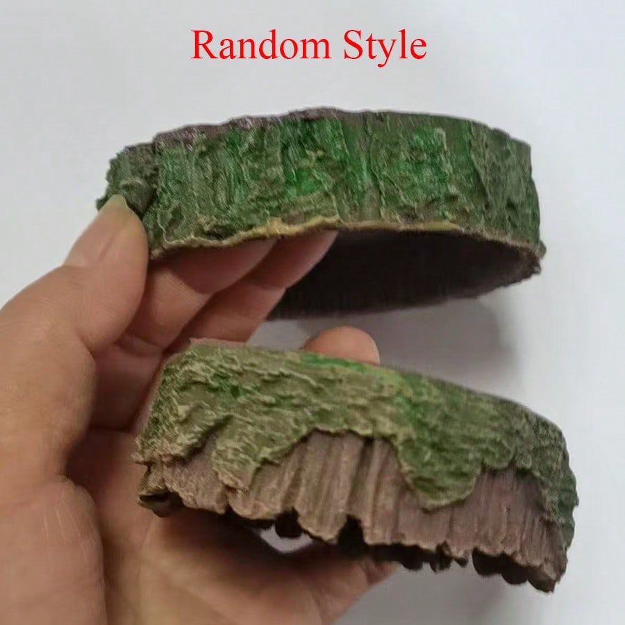 1 pcs Tree Stump  Shaped Repti - Water Dish Reptile recension och pris
