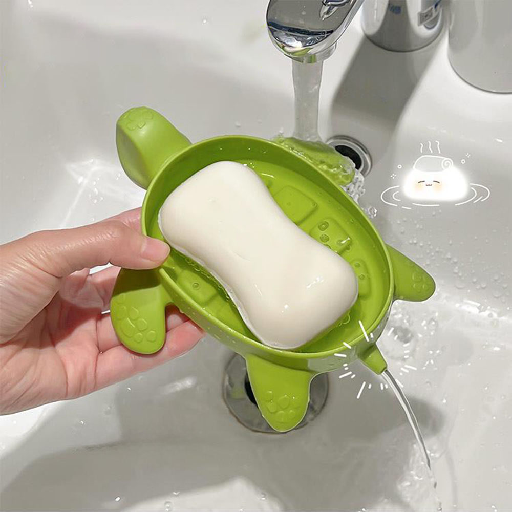 Turtle Drain Soap Box  Cartoon - Water Dish Reptile recension och pris