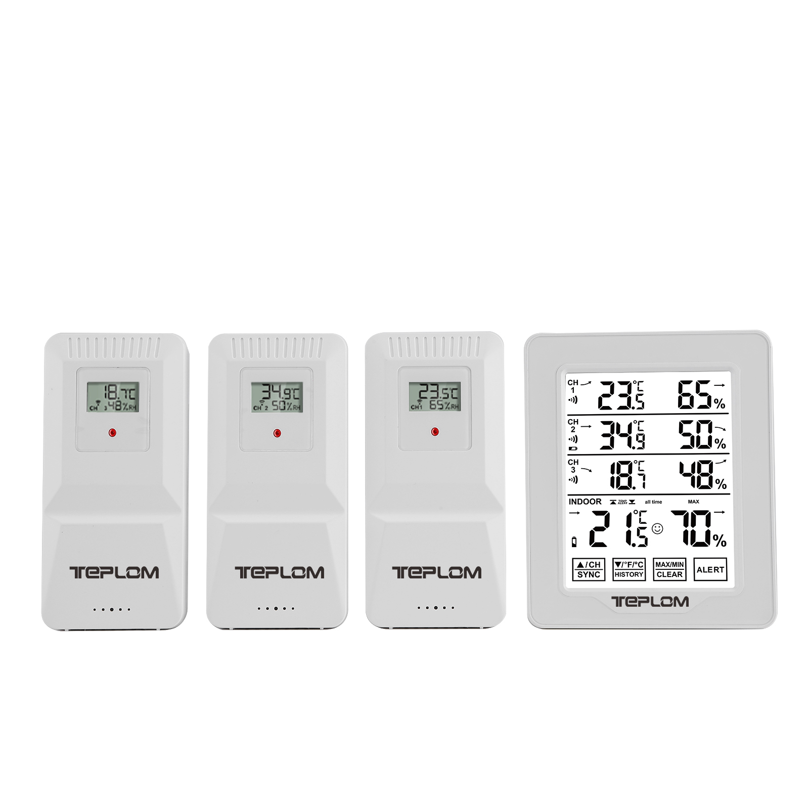 3-In-1 Wireless Indoor Outdoor - Digital Hygrometer Probe recension och pris